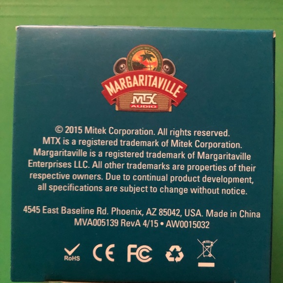 Margaritaville Sound Shot portable Bluetooth Speaker.  New in box - Picture 6 of 6